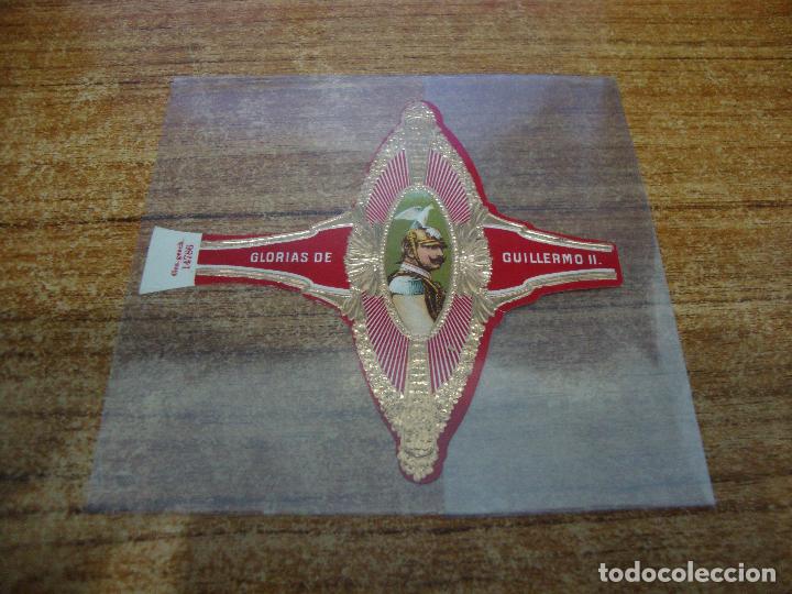 Bagues de cigare de collection: VITOLA GLORIAS DE GUILLERMO II