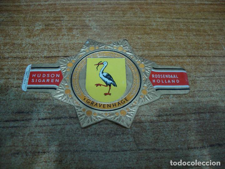 Collection cigar bands: VITOLA HUDSON SIGAREN ROOSENDAAL HOLLAND GRAVENHAGE