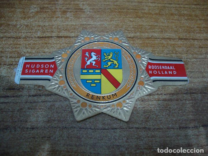Collection cigar bands: VITOLA HUDSON SIGAREN ROOSENDAAL HOLLAND RENKUM