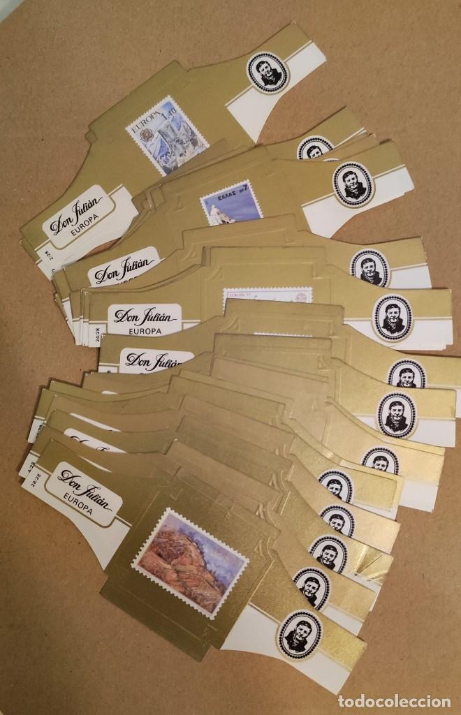 An&eacute;is de charuto de cole&ccedil;&atilde;o: vitolas - sellos europa - serie VIII - coleccion de 28 - don julian