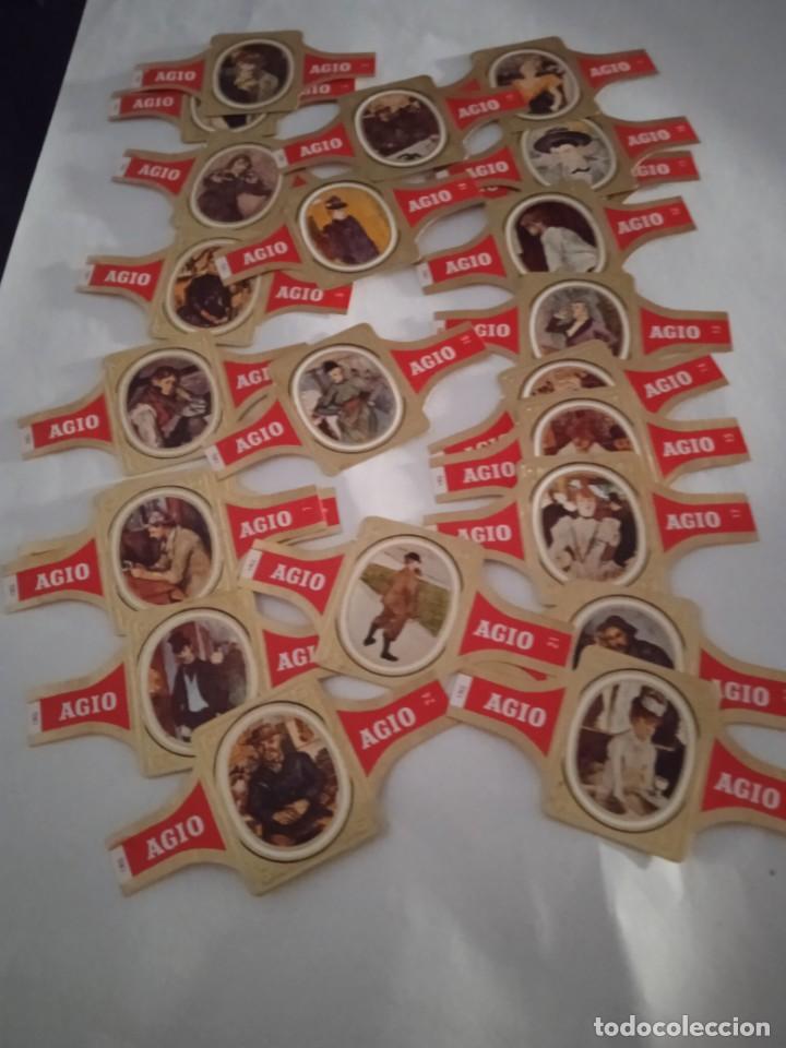 Collection cigar bands: VITOLAS AGIO.SERIE DE 24 UNIDADES.COMPLETA.SERIE PINTORES IMPRESIONISTAS
