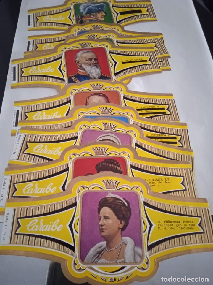 Collection cigar bands: VITOLAS ERNST CASIMIR.SERIE DE 10 UNIDADES.SERIE EMPERADORES ALEMANES