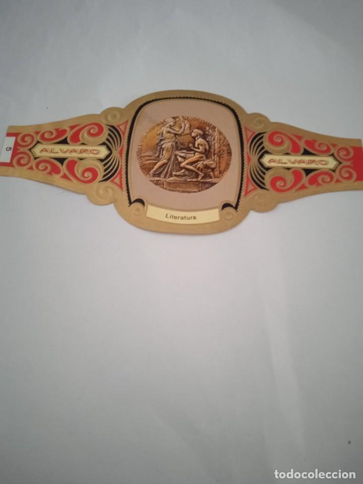 Collection cigar bands: VITOLAS ALVARO.PREMIOS NOBEL LITERATURA