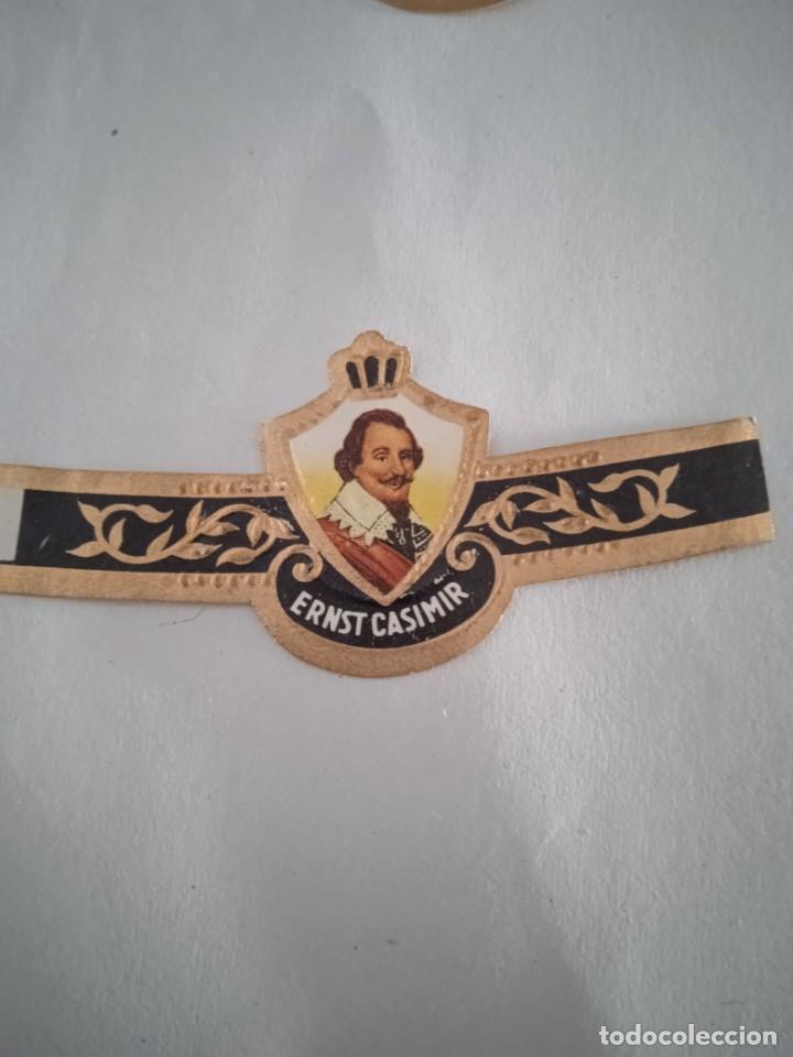 An&eacute;is de charuto de cole&ccedil;&atilde;o: VITOLA ERNST CASIMIR.SERIE 207.NEGRO