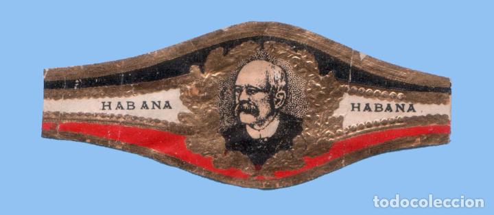 Sammlung von Banderolen: VITOLA CUBANA ANTIGUA - SIN MARCA - EL MARISCAL ALEMAN BISMARCK