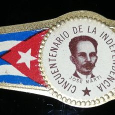Vitolas de colección: CUBA VITOLA * 1902 - 1952 CINCUENTENARIO DE LA INDEPENDENCIA - JOSE MARTI * TABACO HABANO. Lote 365709416