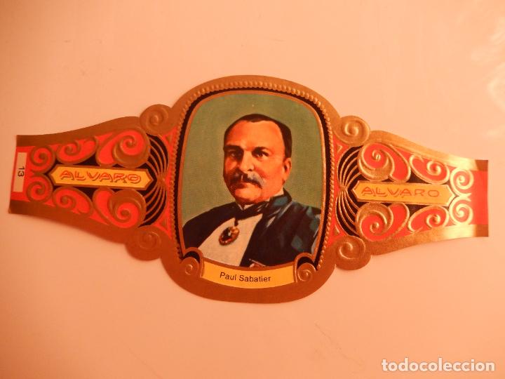 Vitolas de colecci&oacute;n: VITOLA ALVARO SERIE PREMIOS NOBEL- PAUL SABATER