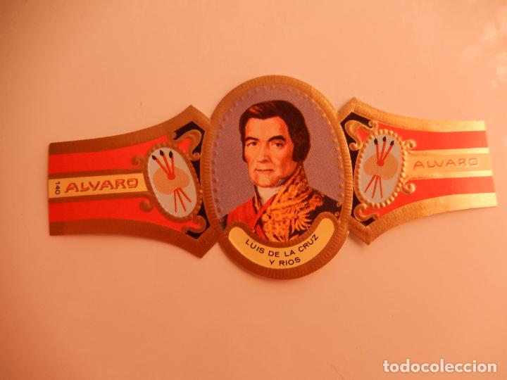 Sammlung von Banderolen: VITOLA ALVARO SERIE PINTORES - LUIS DE LA CRUZ Y RIOS