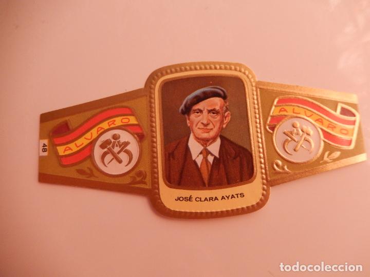 Sammlung von Banderolen: VITOLA ALVARO SERIE ESCULTORES - JOSE CLARA AYATS