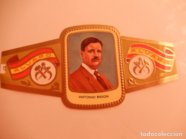 Sammlung von Banderolen: VITOLA ALVARO SERIE ESCULTORES - ANTONIO BIDON