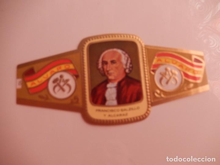 Sammlung von Banderolen: VITOLA ALVARO SERIE ESCULTORES - FRANCISCO SALZILLO Y ALCARAZ