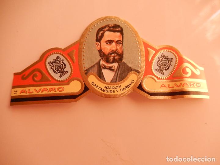 Sammlung von Banderolen: VITOLA ALVARO SERIE MUSICOS - JOAQUIN GAZTAMBIDE Y GARBAYO