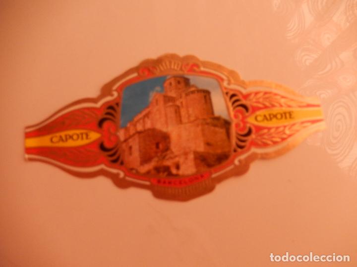 Sammlung von Banderolen: VITOLA CAPOTE COLECCION CASTILLOS DE ESPA&Ntilde;A - BARCELONA