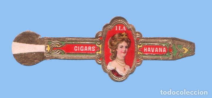 Vitolas de colecci&oacute;n: VITOLA ANTIGUA - PROCEDENCIA USA - MARCA ILA - TEM&Aacute;TICA MUJERES