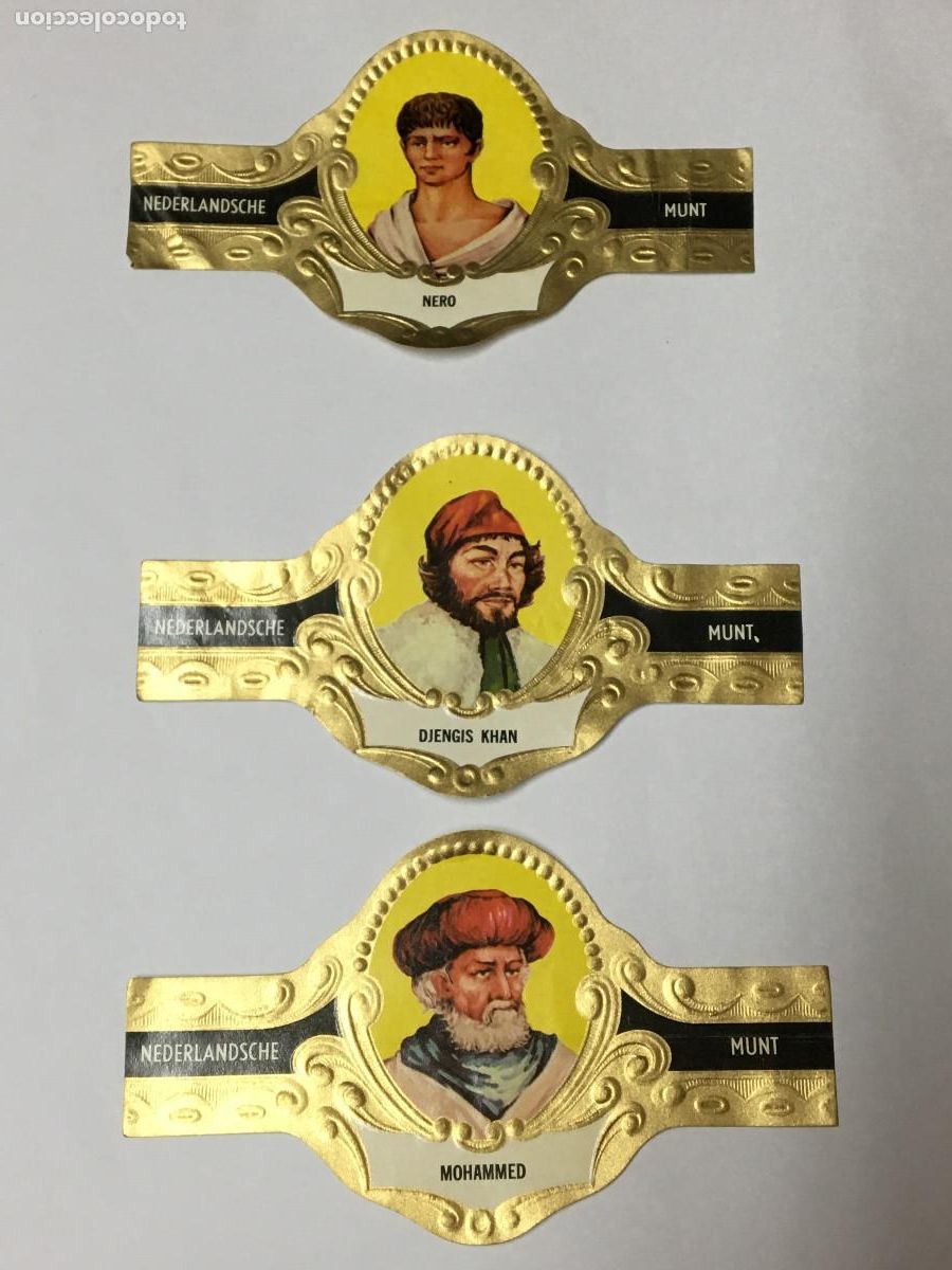 Collection cigar bands: 3 vitolas de puro