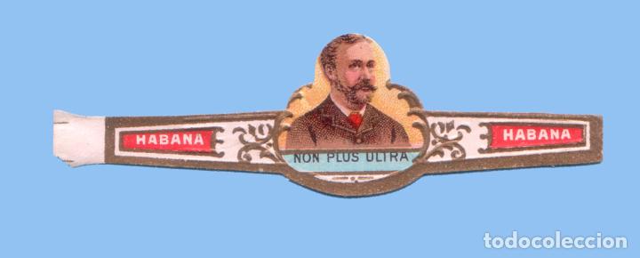 Vitolas de colecci&oacute;n: VITOLA ANTIGUA - Procedencia USA - Sin Marca - NON PLUS ULTRA - Tem&aacute;tica personajes