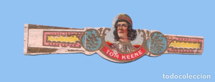 Vitolas de colecci&oacute;n: VITOLA ANTIGUA - Procedencia USA - Marca TOM KEENE - Tem&aacute;tica personajes