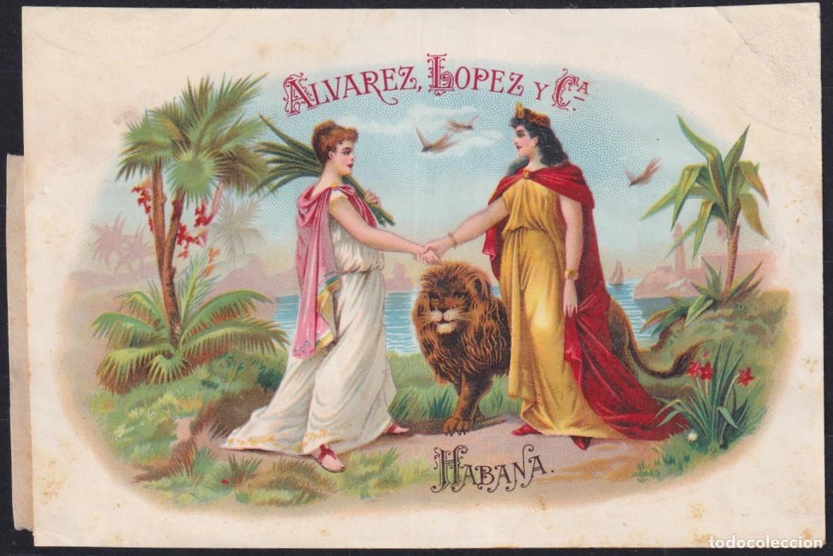 Sammlung von Banderolen: TAB-201 CUBA TOBACCO LEBEL ALVAREZ LOPEZ & Co.