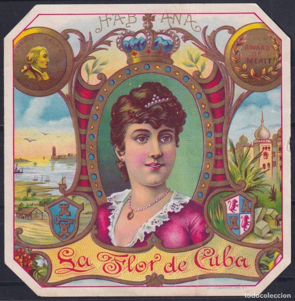 Sammlung von Banderolen: TAB-200 CUBA TOBACCO LEBEL FLOR DE CUBA.