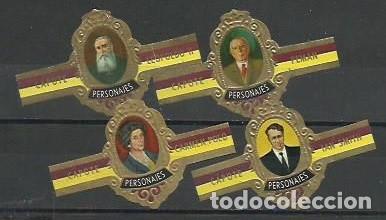 Vitolas de colecci&oacute;n: CAPOTE PEDRO.-ID 85.- Serie PERSONAJES D.- c/pico.-Vitolas n&ordm; 1-4-5-6