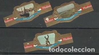 Sammlung von Banderolen: HUDSON.-368-3.-SERIE HOLANDA.- VITOLAS 4-9-12