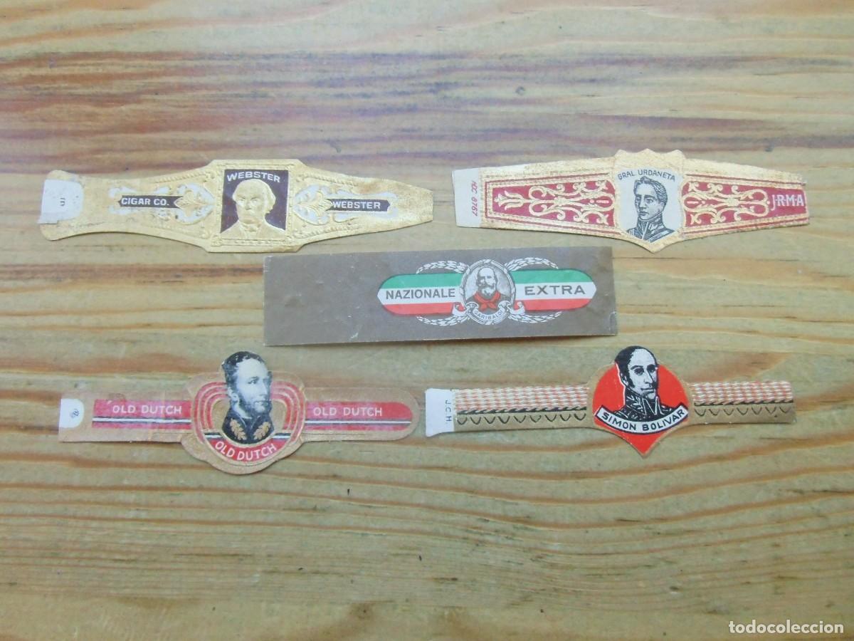 Sammlung von Banderolen: VITOLAS TEM&Aacute;TICAS, RETRATOS DE HOMBRES.