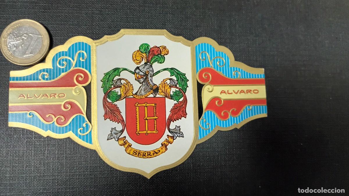 Sammlung von Banderolen: VITOLA ALVARO - SERIE HERALDICA - SERRA - TAMA&Ntilde;O GRANDE (13 X 6,5 cm)