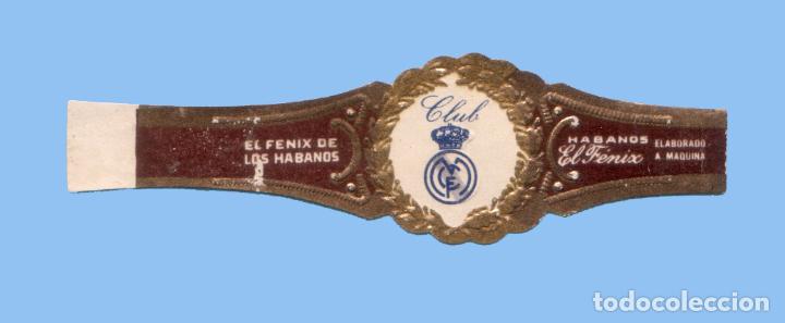 Collection cigar bands: VITOLA CUBANA ANTIGUA - MARCA EL FENIX - REAL MADRID C.F.