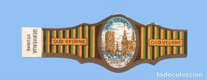 Collection cigar bands: VITOLA ANTIGUA - MARCA OUD VEURNE - PROCEDENCIA B&Eacute;LGICA - TEM&Aacute;TICA EDIFICACIONES