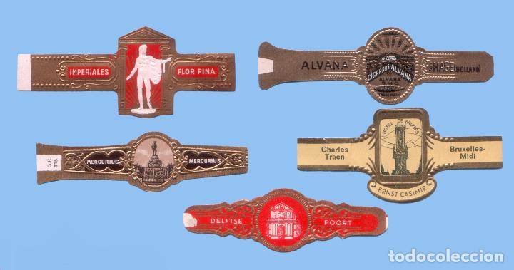 Vitolas de colecci&oacute;n: 5 VITOLAS ANTIGUAS - DISTINTAS MARCAS - TEM&Aacute;TICA EDIFICACIONES - Foto 1