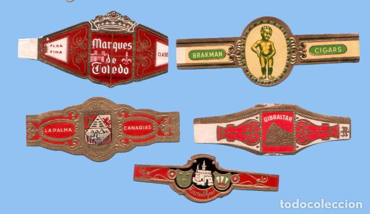 Vitolas de colecci&oacute;n: 5 VITOLAS ANTIGUAS - DISTINTAS MARCAS - TEM&Aacute;TICA EDIFICACIONES - Foto 1