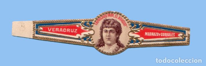 Collection cigar bands: VITOLA MEXICANA ANTIGUA - MARCA MADRAZO Y CORRALES. CAPRICHOS PARA EL BOUQUET - TEM&Aacute;TICA MUJERES