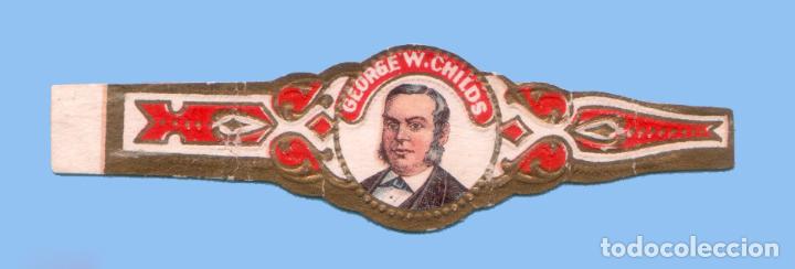 An&eacute;is de charuto de cole&ccedil;&atilde;o: VITOLA ANTIGUA - GEORGE W. CHILDS (USA) - TEM&Aacute;TICA HOMBRES