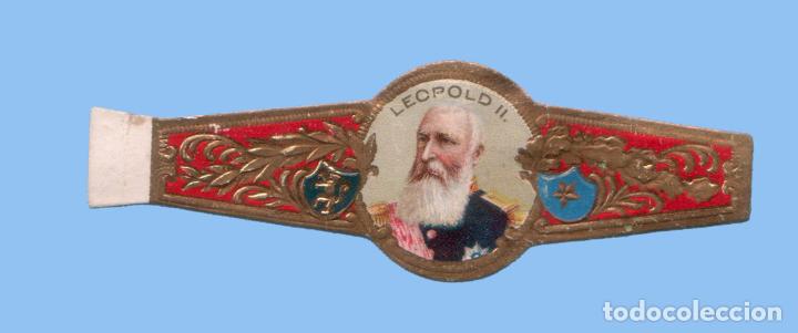 Vitolas de colecci&oacute;n: VITOLA ANTIGUA - SIN MARCA - TEM&Aacute;TICA CASAS REALES - EL REY LEOPOLDO II DE B&Eacute;LGICA