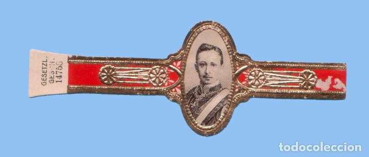 Vitolas de colecci&oacute;n: VITOLA ANTIGUA - SIN MARCA - TEM&Aacute;TICA CASAS REALES - FEDERICO GUILLERMO DE ALEMANIA (KRONPRINZ)