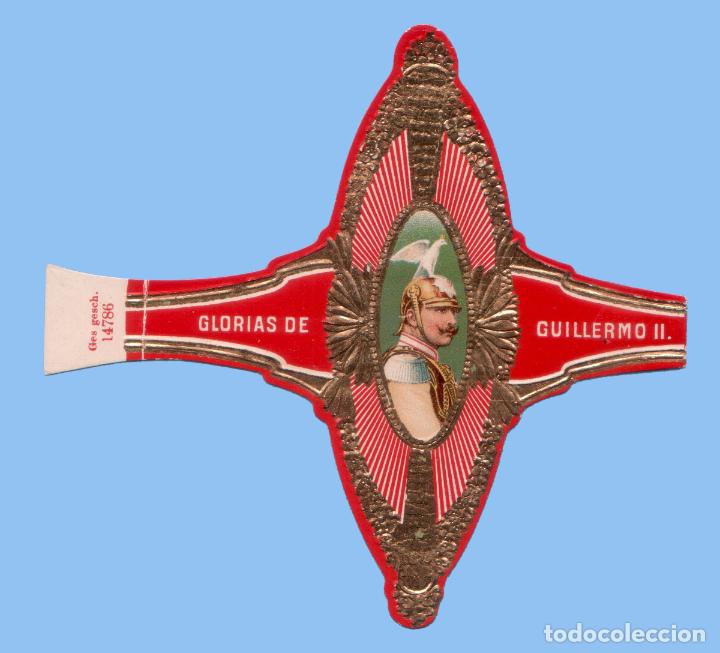 Vitolas de colecci&oacute;n: VITOLA ANTIGUA - SIN MARCA - EL EMPERADOR GUILLERMO II DE ALEMANIA - GLORIAS DE GUILLERMO II