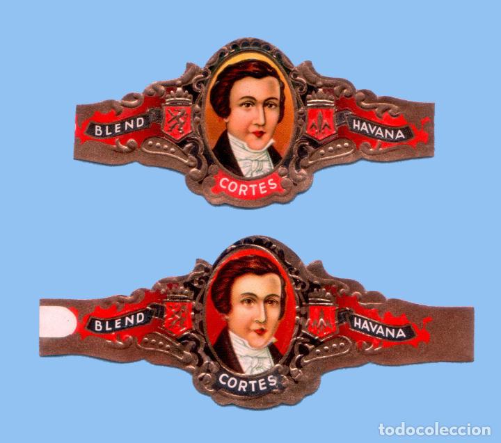 An&eacute;is de charuto de cole&ccedil;&atilde;o: 2 VITOLAS ANTIGUAS - PROCEDENCIA EUROPEA - TEM&Aacute;TICA HOMBRES - CORTES