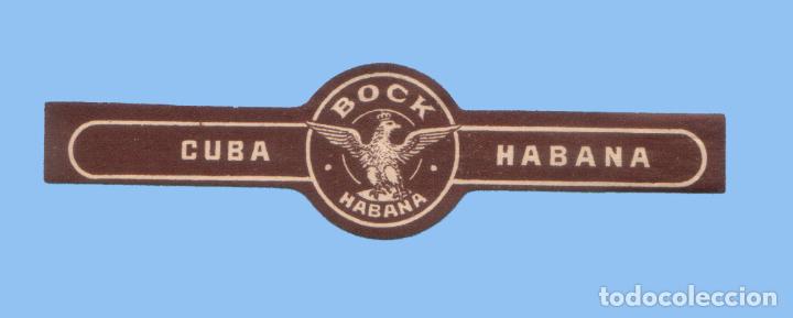 Collection cigar bands: VITOLA ANTIGUA - MARCA BOCK - TEM&Aacute;TICA &Aacute;GUILAS