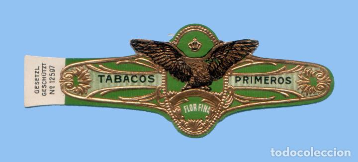 Collection cigar bands: VITOLA ANTIGUA - SIN MARCA. TABACOS PRIMEROS - TEM&Aacute;TICA AGUILAS