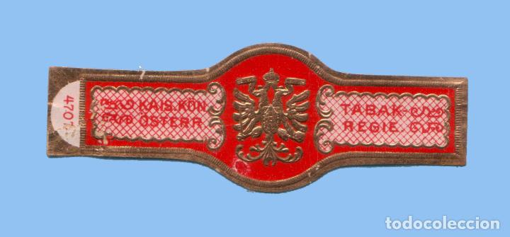 Collection cigar bands: VITOLA ANTIGUA - OSTERREICH TABAK REGIE (MONOPOLIO DE TABACOS AUSTRIACO) - TEM&Aacute;TICA AGUILAS
