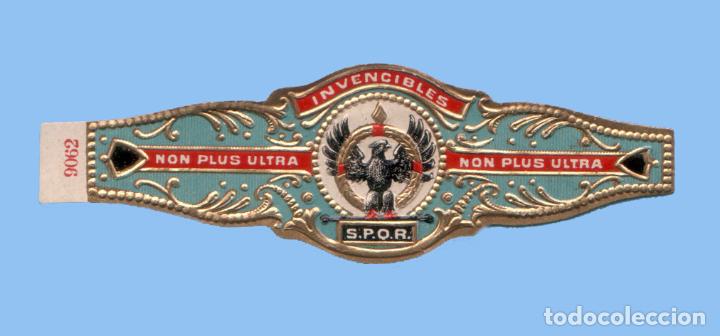 Collection cigar bands: VITOLA ANTIGUA - MARCA S.P.O.R. - INVENCIBLES - TEM&Aacute;TICA AGUILAS (N&ordm; 9062)
