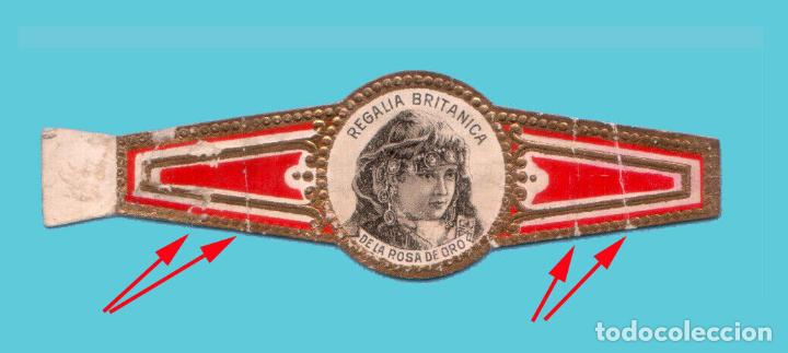 Vitolas de colecci&oacute;n: VITOLA MEXICANA ANTIGUA - MARCA LA ROSA DE ORO - REGALIA BRIT&Aacute;NICA - TEM&Aacute;TICA MUJERES