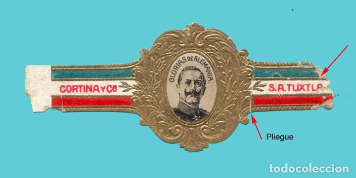 Vitolas de colecci&oacute;n: VITOLA MEXICANA ANTIGUA - MARCA CORTINA Y CA. - EL EMPERADOR ALEM&Aacute;N GUILLERMO II