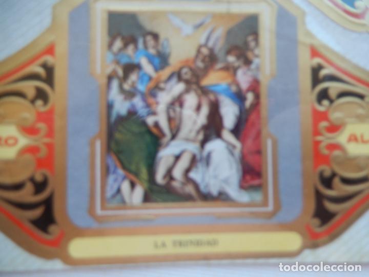 Bagues de cigare de collection: LA TRINIDAD - VITOLA ALVARO CUADROS PINTORES ESPA&Ntilde;OLES