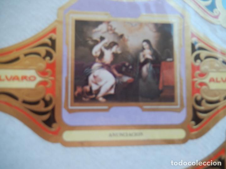Bagues de cigare de collection: ANUNCIACION - VITOLA ALVARO CUADROS PINTORES ESPA&Ntilde;OLES