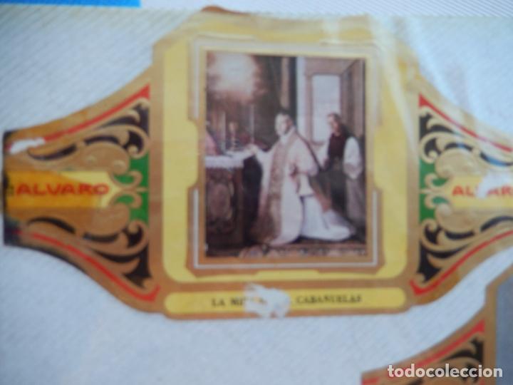Bagues de cigare de collection: LA MISA DEL P CABA&Ntilde;UELAS - VITOLA ALVARO CUADROS PINTORES ESPA&Ntilde;OLES