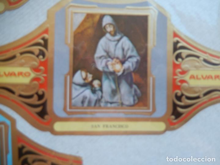 Bagues de cigare de collection: SAN FRANCISCO - VITOLA ALVARO CUADROS PINTORES ESPA&Ntilde;OLES