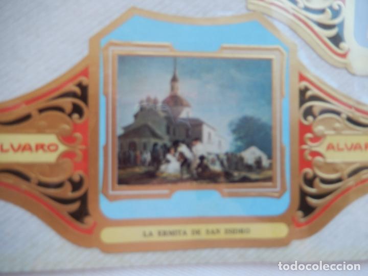 Bagues de cigare de collection: LA ERMITA DE SAN ISIDRO - VITOLA ALVARO CUADROS PINTORES ESPA&Ntilde;OLES
