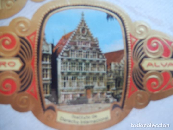 Bagues de cigare de collection: INSTITUTO DERECHO INTERNACIONAL - VITOLA ALVARO SERIE PREMIOS NOBEL