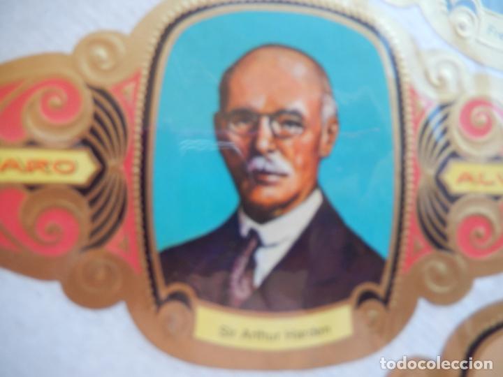 Bagues de cigare de collection: SIR ARTHUR HARDEN - VITOLA ALVARO SERIE PREMIOS NOBEL